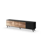 RANDOM RTV-3 TV STAND 200 CM, WOTAN OAK / BLACK order